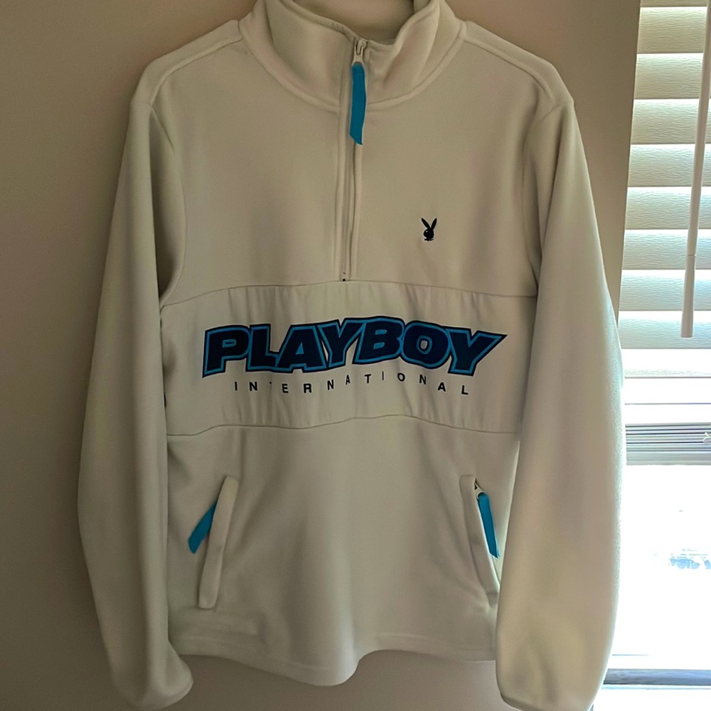 PacSun x Playboy Polar Fleece Half Zip Pullover